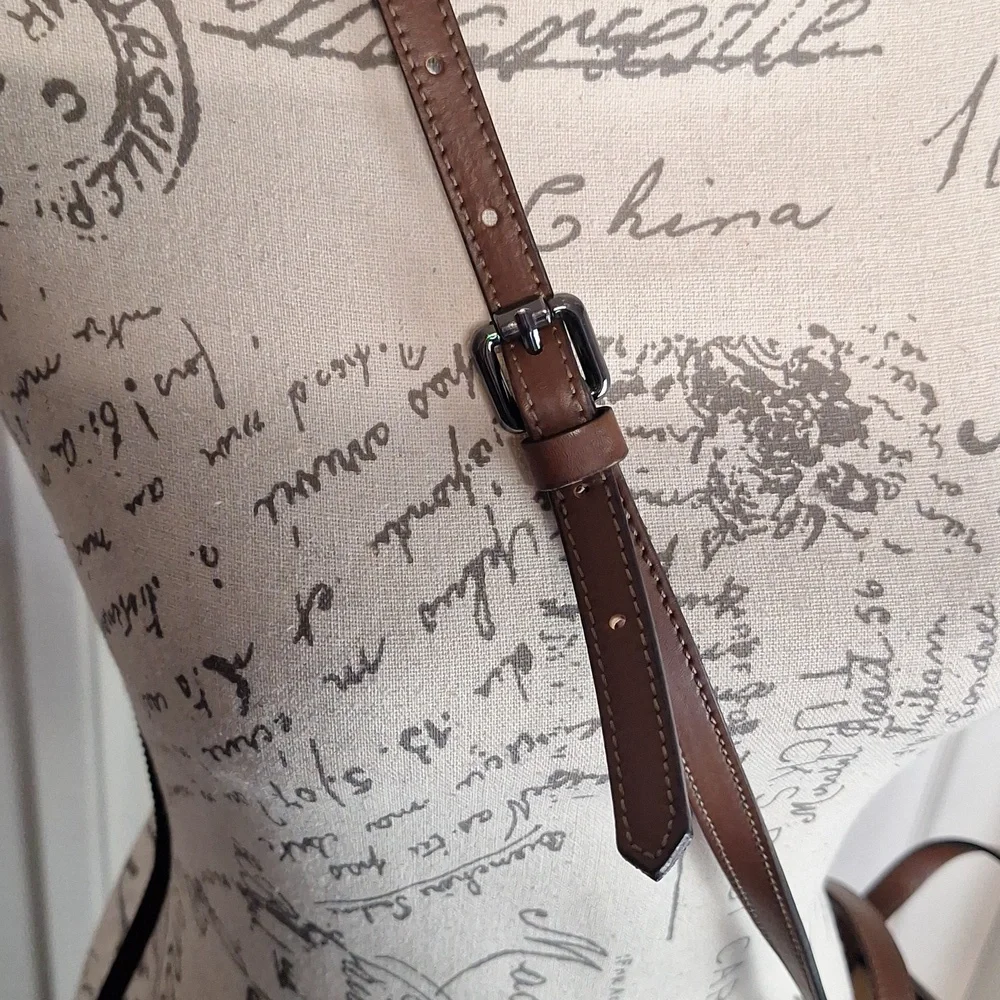 Alberta Di Canio Leather Crossbody Handbag - Picture 9 of 15